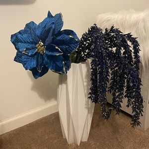 Silk and Plastic Long Stem Faux Florals
